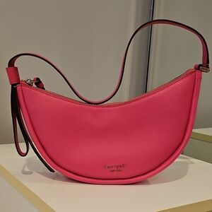 Kate Spade Vibrant Pink Crescent Shoulder Bag
